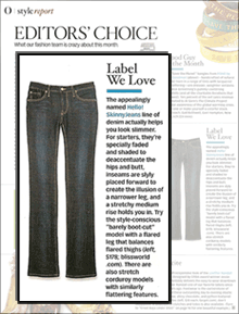  SkinnyJeans in Oprah's Magazine