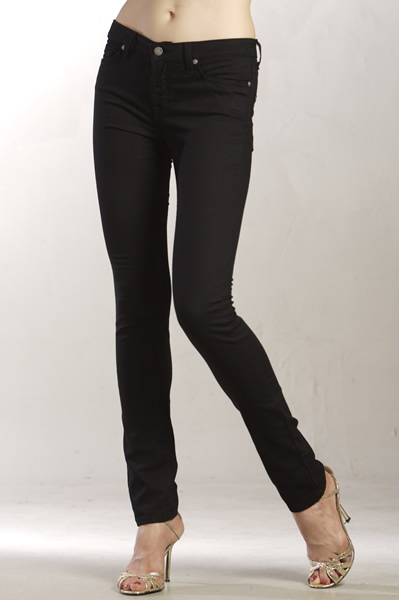 black fit and flare pants