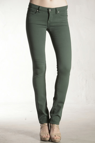 dark green skinny jeans